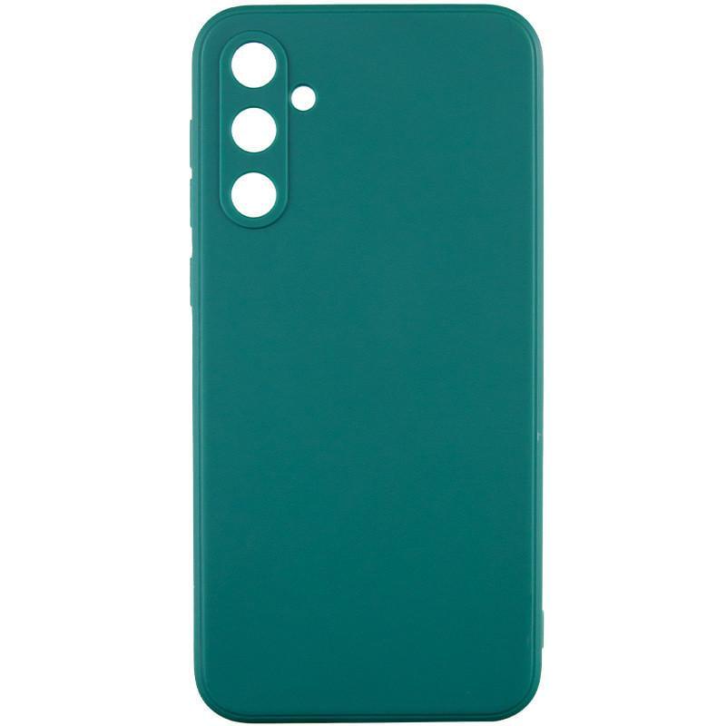 Противоударный Силиконовый чехол Candy Full Camera для Samsung Galaxy A55 Зеленый/Green