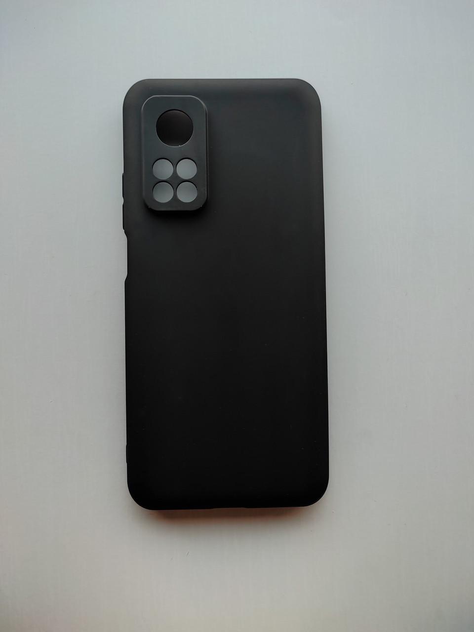 Силиконовый чехол Xiaomi Mi 10T/10T Pro матовый Черный Силиконовый чехол Xiaomi Mi 10T/10T Pro матовый Черный