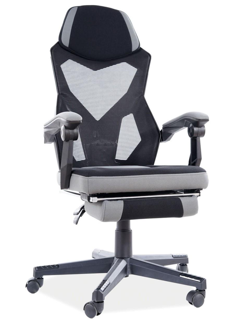Кресло компьютерное геймерское Signal Q-939 поворотное Черный/Серый (OBRQ939SZ) Кресло компьютерное геймерское Signal Q-939 поворотное Черный/Серый (OBRQ939SZ)
