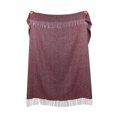 Плед рута 130х180 см Бордовый - фото 3 Плед рута 130х180 см Бордовый - фото 3