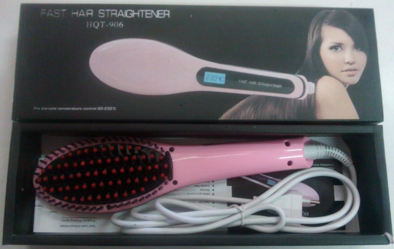 Гребінець-випрямляч Fast Hair Straightener HQT-906 (606504807) - фото 3