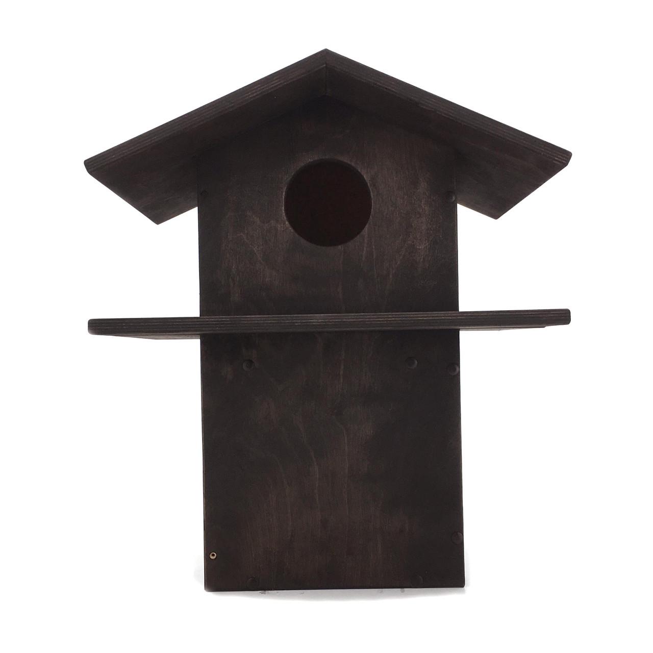 Будиночок для білок з дерева Манджур Венге (ДДБ-000812) - фото 7