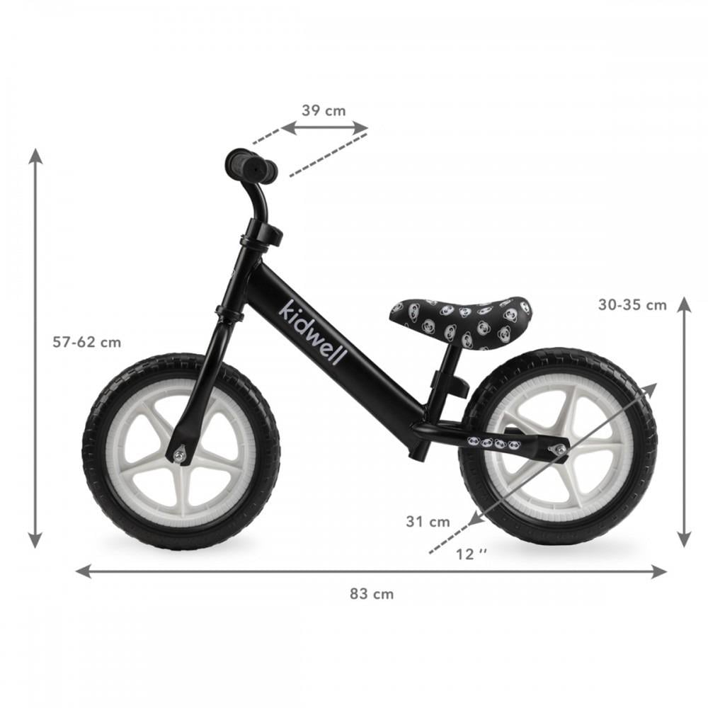 Биговел детский Kidwell Rebel усиленный 83x64x39 см Черный (KRPA) - фото 3