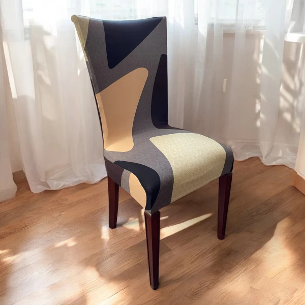 Чохол на стілець універсальний трикотажний Love You (8-6-5130821)