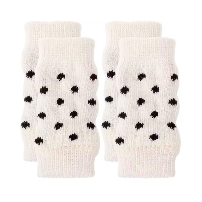 Наколенники для собак Lesko 2305CGSL1479 Горох вязаный S Белый 4 шт. (31457613)