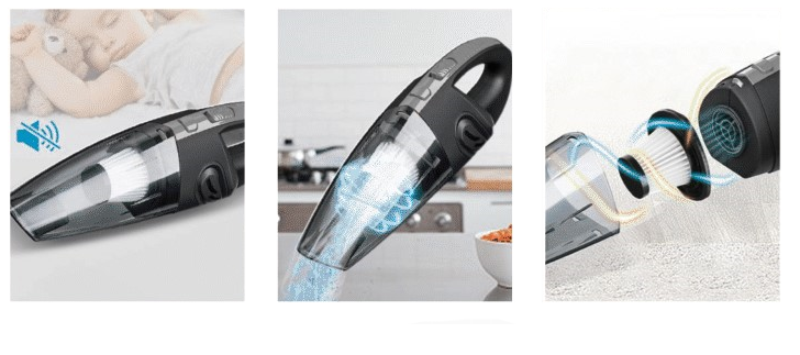 Пилосос автомобільний акумуляторний Kraft&Dele KD5158 120 Вт - фото 4