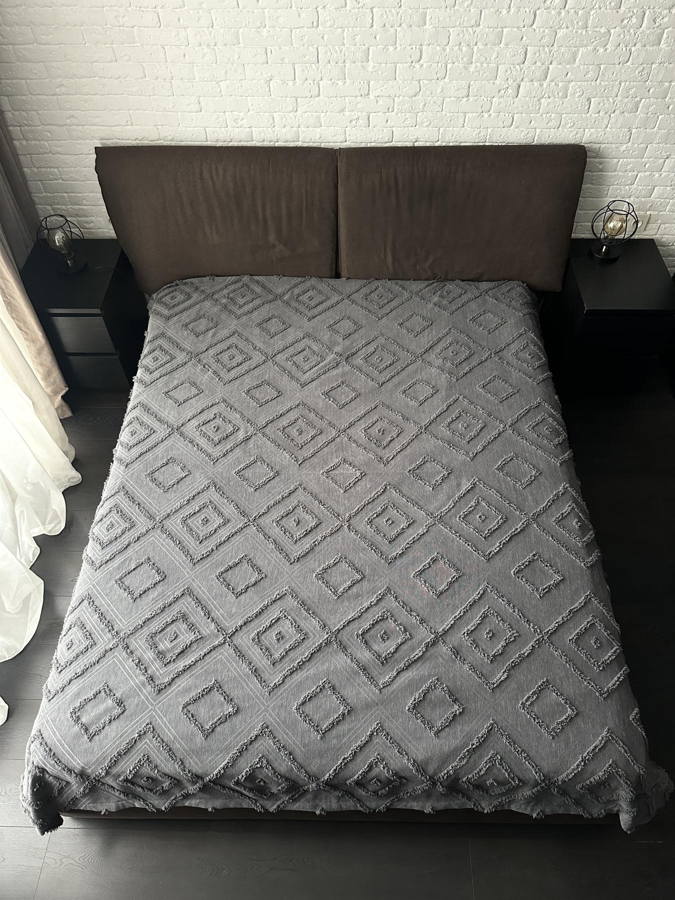 Покрывало Diamond Nordic 180х200 см Графит (DN180200GR) Покрывало Diamond Nordic 180х200 см Графит (DN180200GR)