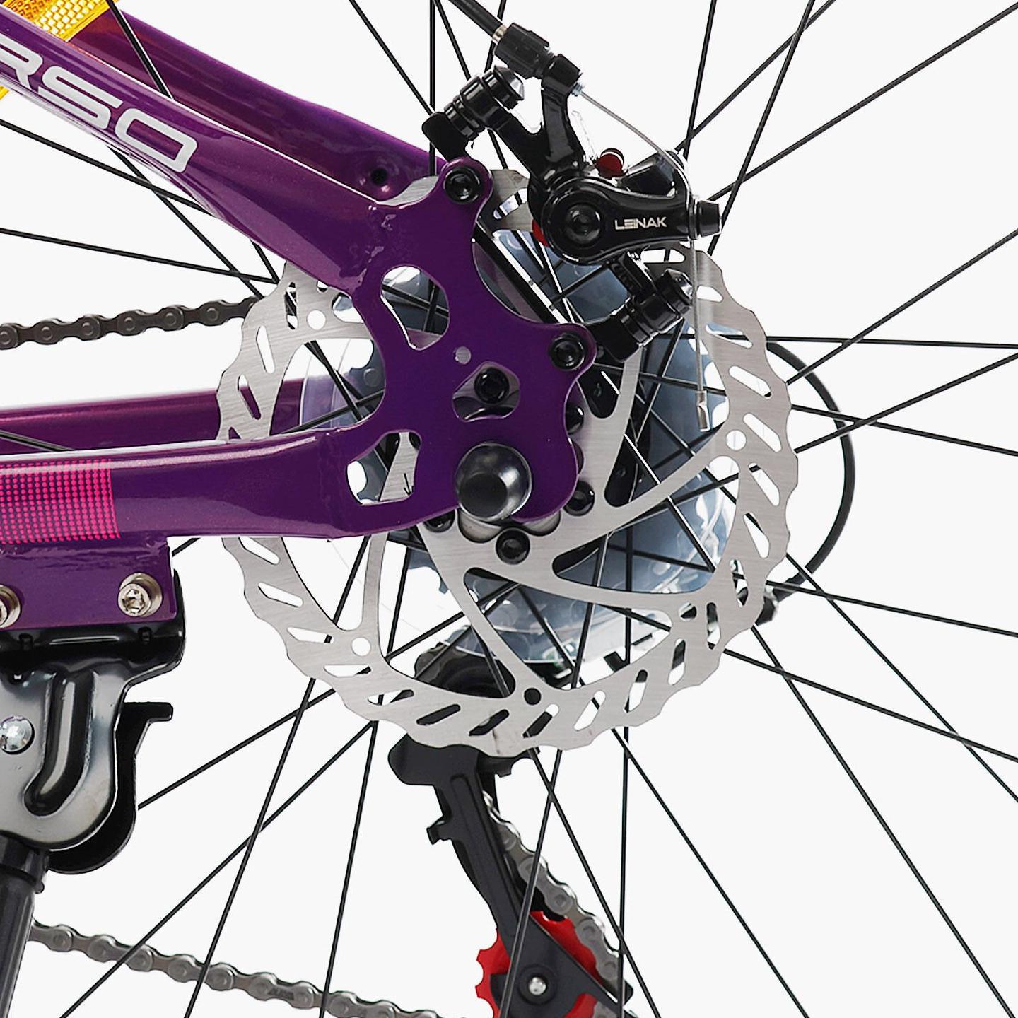 Велосипед горный Corso Energy 26"/13" Фиолетовый (1204798465) - фото 7