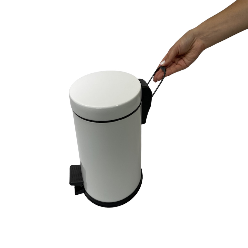 Мусорное ведро с педалью MAXIFLOW 12 л Белый (4501.2435S.101.12) - фото 5 Мусорное ведро с педалью MAXIFLOW 12 л Белый (4501.2435S.101.12) - фото 5