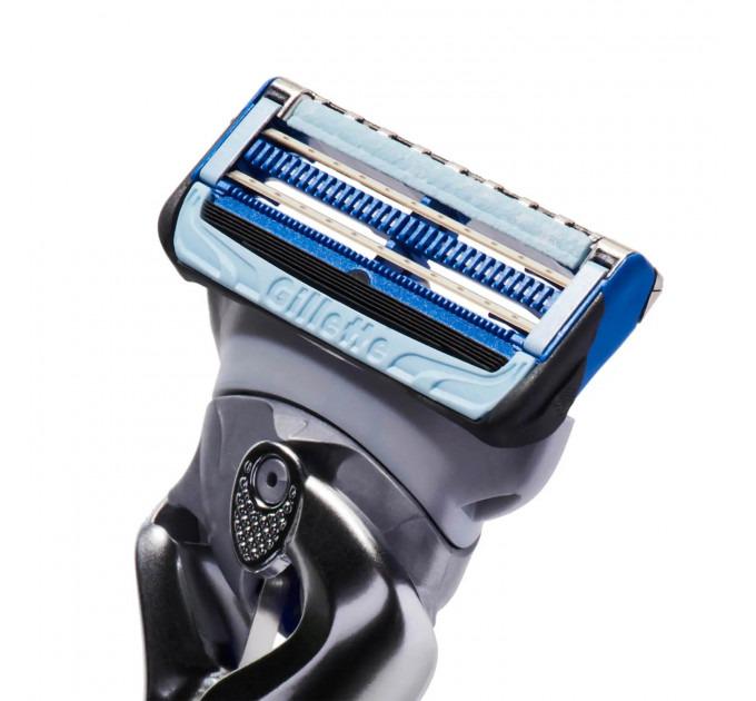 Станок для гоління чоловічий Gillette Skinguard POWER Sensitive Flexball з 1 змінним картриджем (13547824) - фото 6