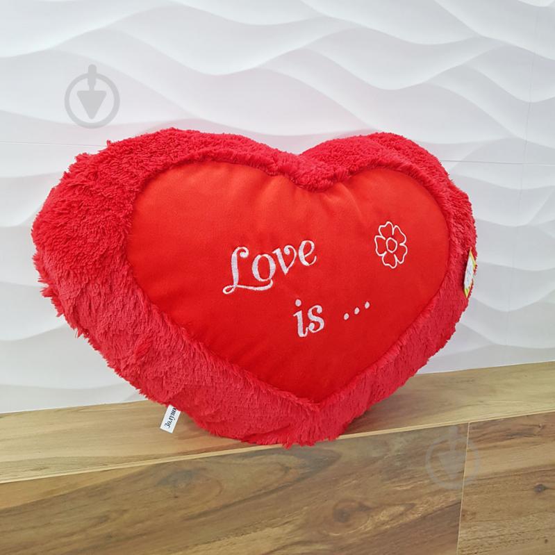 М'яка іграшка Zolushka подушка Серце Валентинка 44см (ZL546)