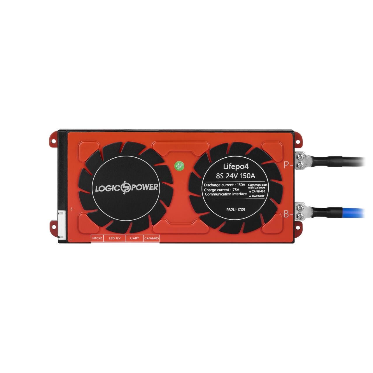 Плата BMS Smart LiFePO4 24V 8S 150A Dis 150A Ch 75A UART/RS485/CAN (3098521878)