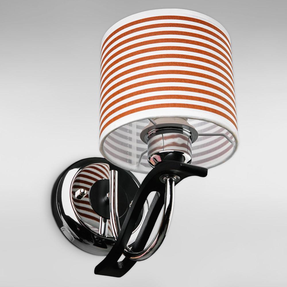 Настінний світильник з абажуром Light House DL-18377/1W Хром/Білий