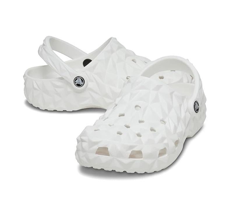 Сабо Crocs Classic Geometric Clog M7W9 р. 39/40 25 см White (209563) - фото 3