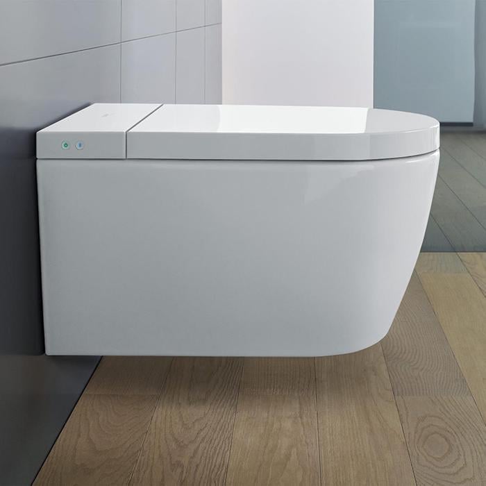 Унитаз подвесной Duravit Me by Stark SensoWash Rimless с крышкой-биде (LM-2510092000_612001012000310) - фото 3 Унитаз подвесной Duravit Me by Stark SensoWash Rimless с крышкой-биде (LM-2510092000_612001012000310) - фото 3