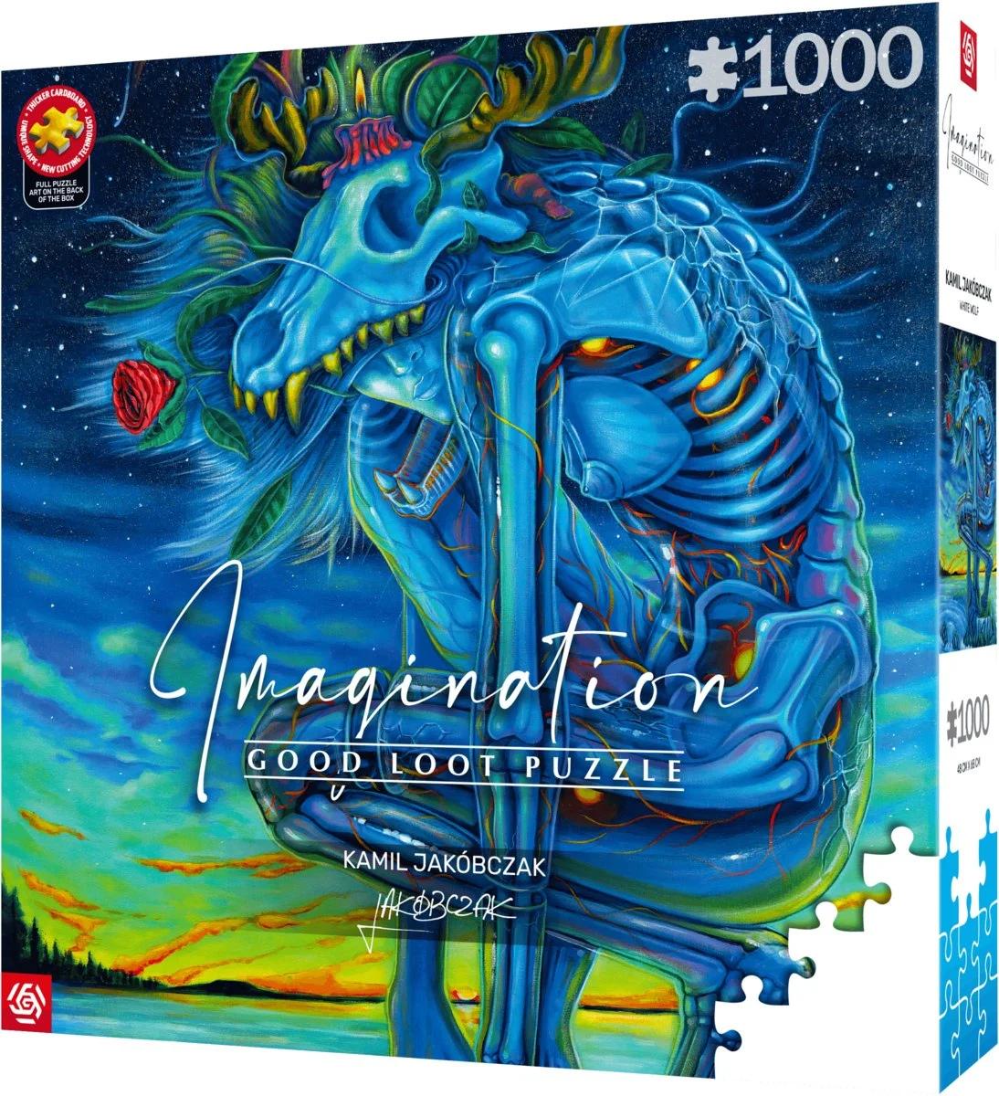 Пазл "GoodLoot Imagination" Kamil Jakobczak White Wolf 1000 шт. (5908305247906)