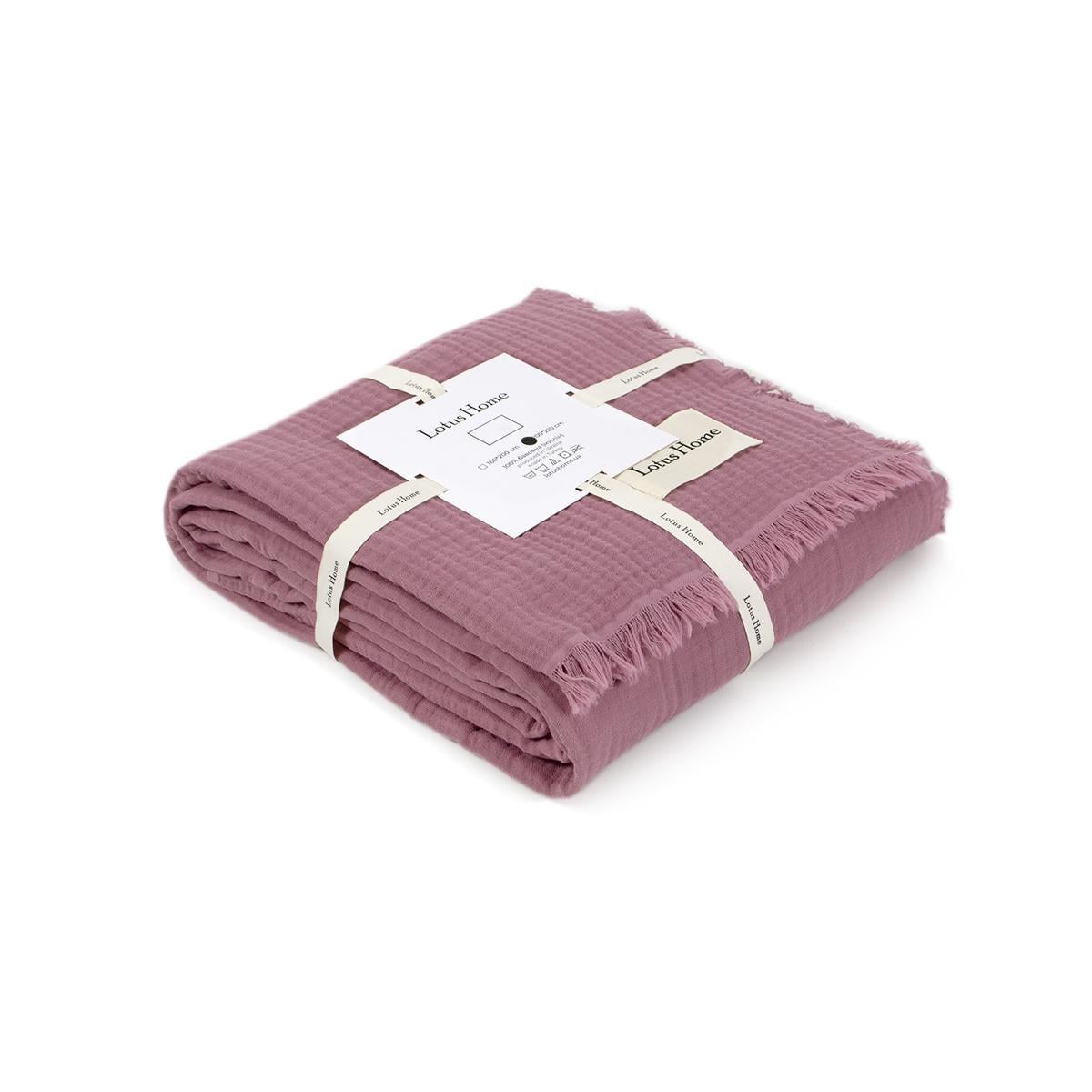Покрывало Lotus Home Napa muslin 200x220 см Lilac (svt-2000022355049)