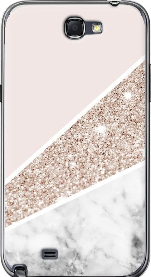 Чехол на Samsung Galaxy Note 2 N7100 Пастельный мрамор (4342t-17-42517)