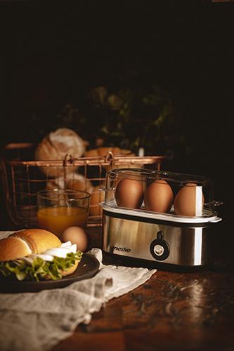 Яйцеварка автоматична Mesko MS 4485 на 3 яйця з мірною склянкою Silver (24869617) - фото 10