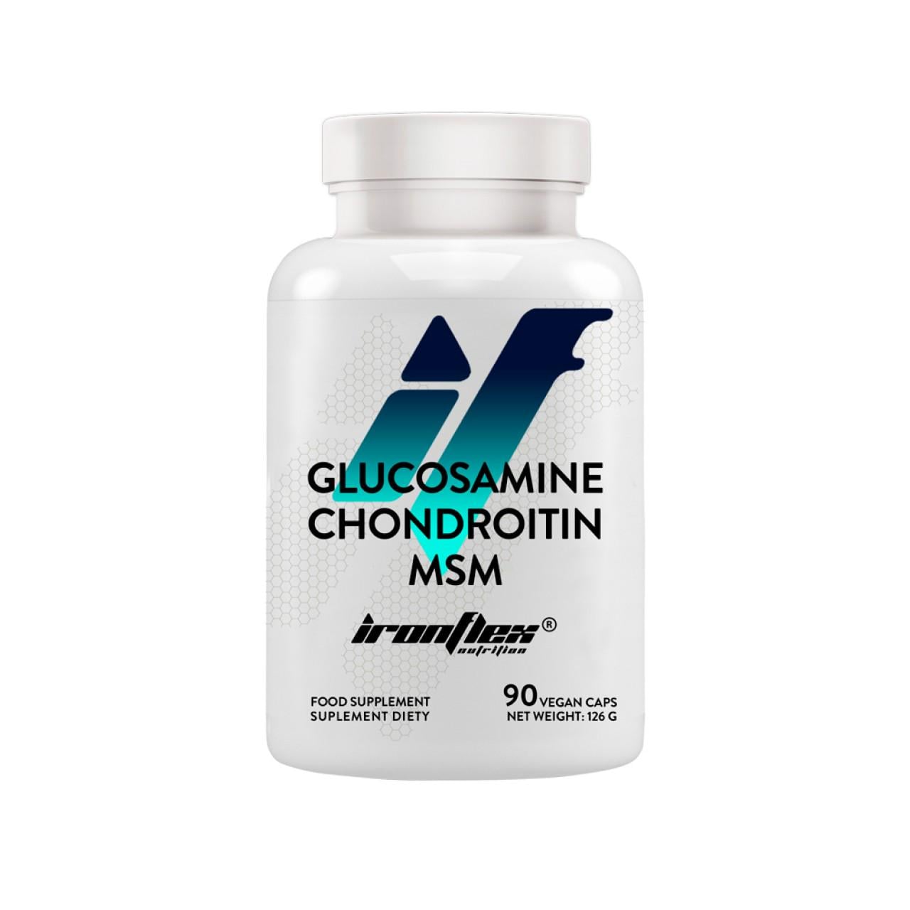 Глюкозамин хондроитин и метилсульфонилметан IronFlex Glucosamine + Chondroitin + MSM 90 tabs