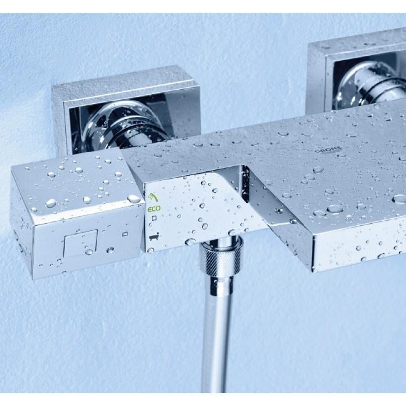 Смеситель для ванны Grohe Grohtherm Cube 34497000 с термостатом Хром (111081) - фото 5 Смеситель для ванны Grohe Grohtherm Cube 34497000 с термостатом Хром (111081) - фото 5