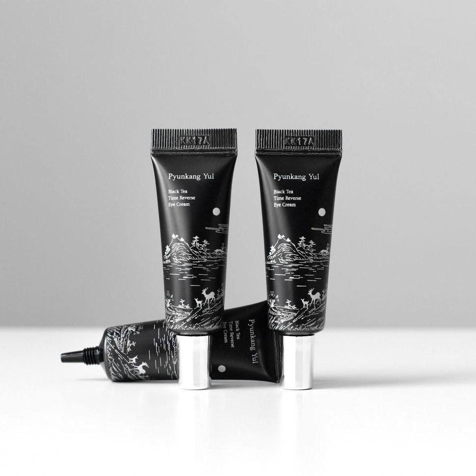 Крем для шкіри навколо очей що омолоджує Pyunkang Yul Black Tea Time Reverse Eye Cream 9 мл - фото 2