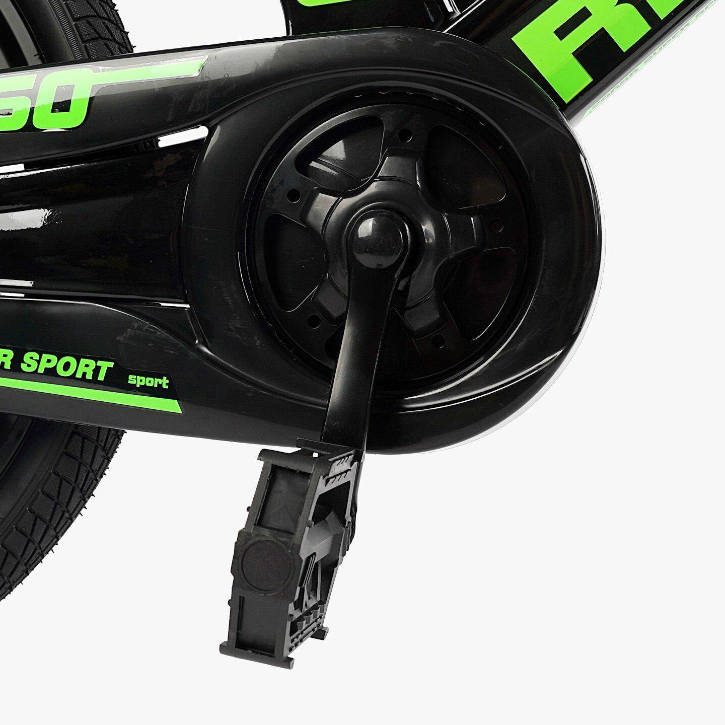 Велосипед двухколесный Corso Revolt 20" детский магниевый Черно-зеленый - фото 5 Велосипед двухколесный Corso Revolt 20" детский магниевый Черно-зеленый - фото 5