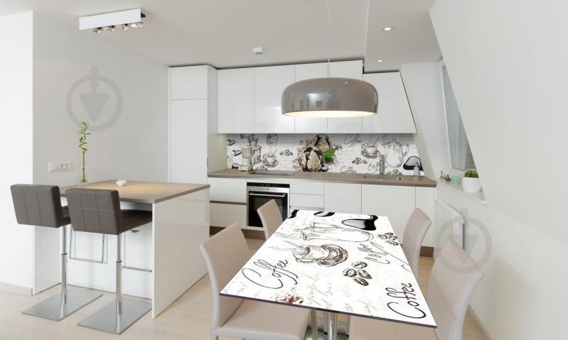 Наклейка виниловая на стол Zatarga «Мороженое» 600х1200 мм Z180795st