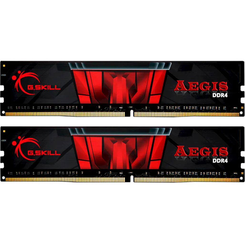 Оперативна пам'ять G.Skill Aegis DDR4 2x16 Гб 3200 МГц Black/Red (F4-3200C16D-32GIS) - фото 4