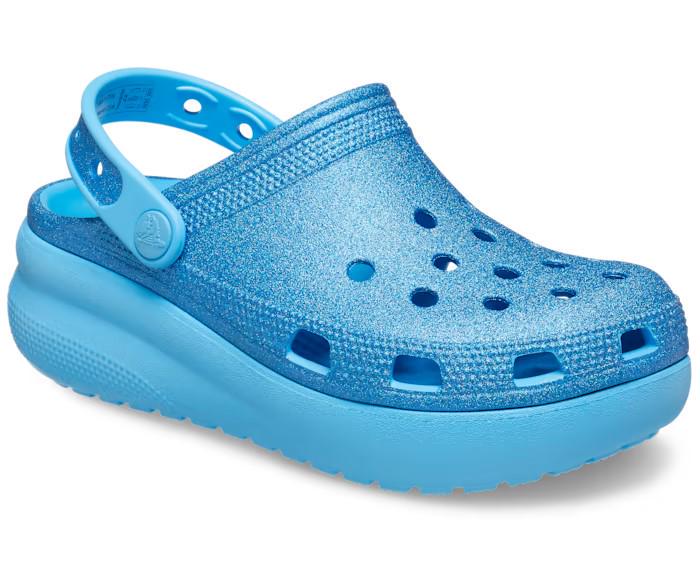 Сабо с блестками Crocs Cutie Crush Glitter р. J3/EUR 34-35 Oxygen (10088582) - фото 5