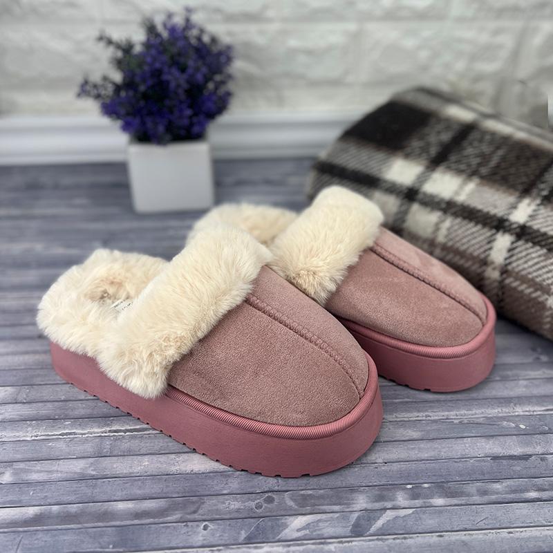 Домашні тапочки жіночі Е-008066-4 Рожеві на платформі р. 38-39 24,5-25 см (88500806) - фото 3 Домашні тапочки жіночі Е-008066-4 Рожеві на платформі р. 38-39 24,5-25 см (88500806) - фото 3