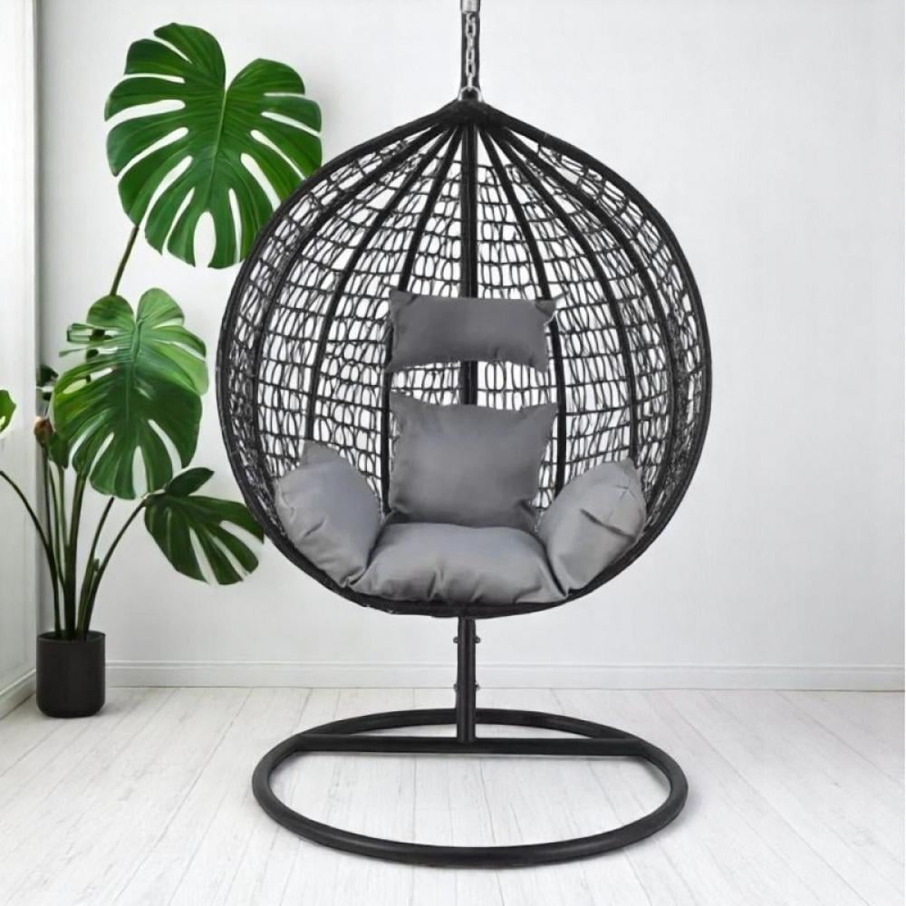 Кресло-кокон усиленное Ecarla до 130 кг Черный (30598)