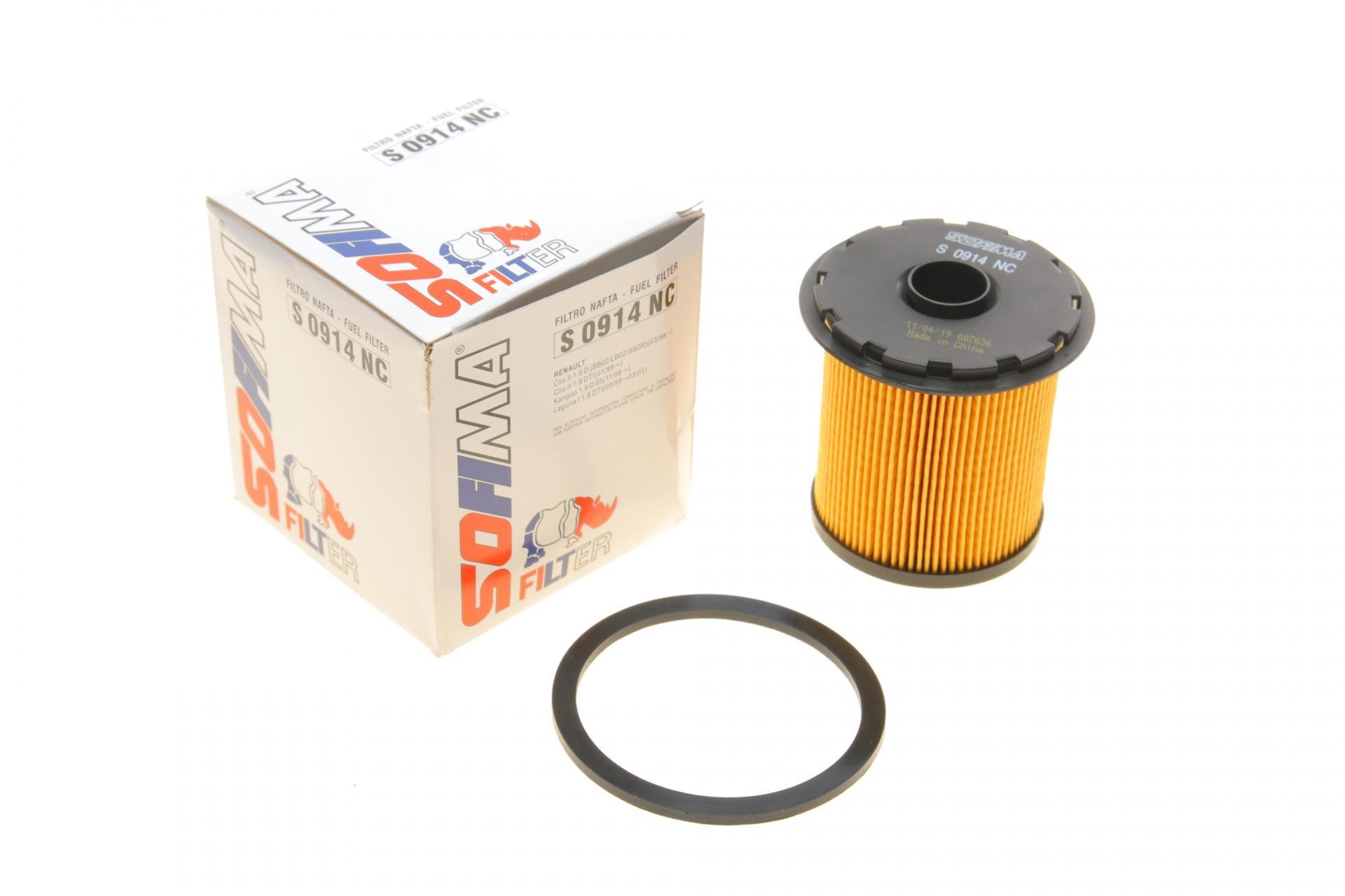 Фільтр паливний SOFIMA для Renault Megane I/Kangoo 1,9D/1,9dTi 96- (S 0914 NC)