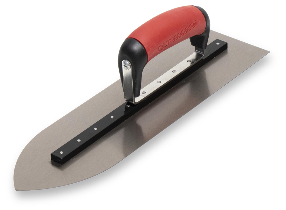 Гладилка для бетону Marshalltown фінішна загострена стальна 356x102 мм (29179)