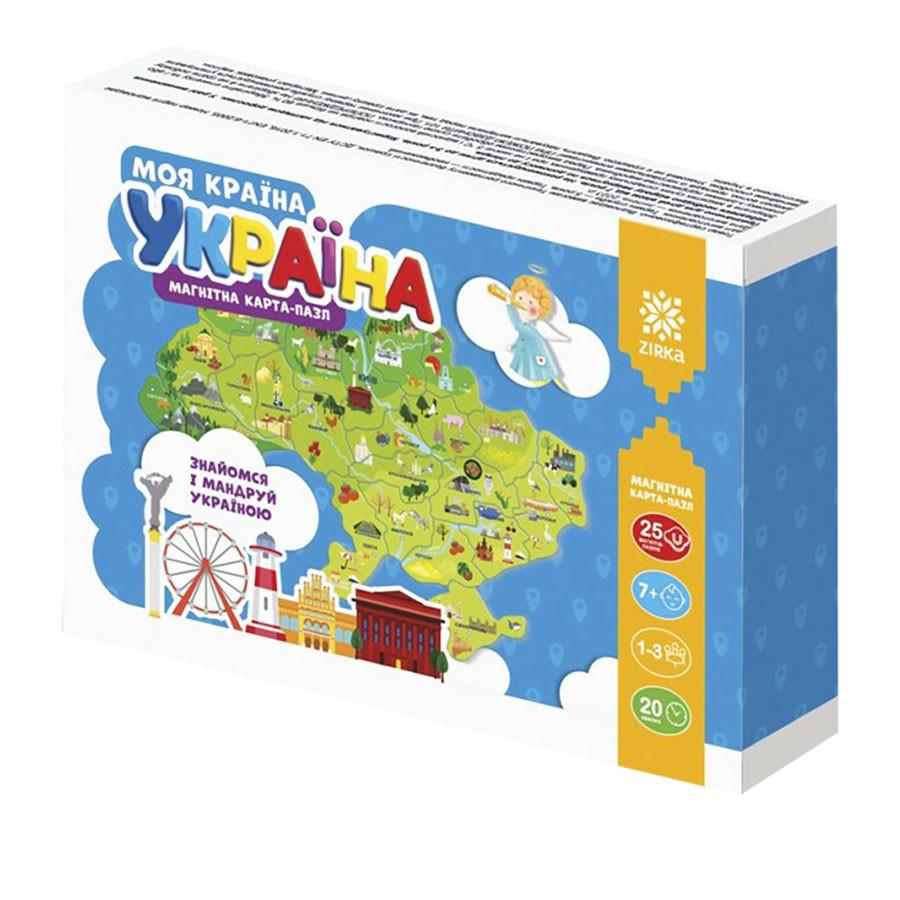 Карта-пазл магнітна Моя країна–Україна (148709)