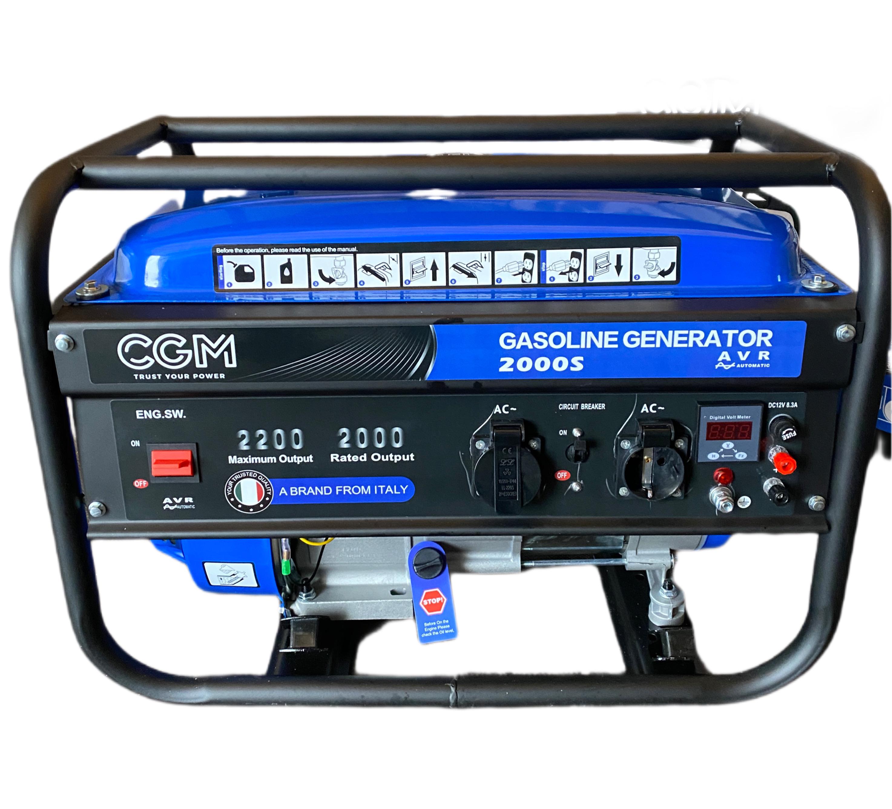 ᐉ Генератор бензиновый CGM 2000S 2,2 кВТ (G10013)