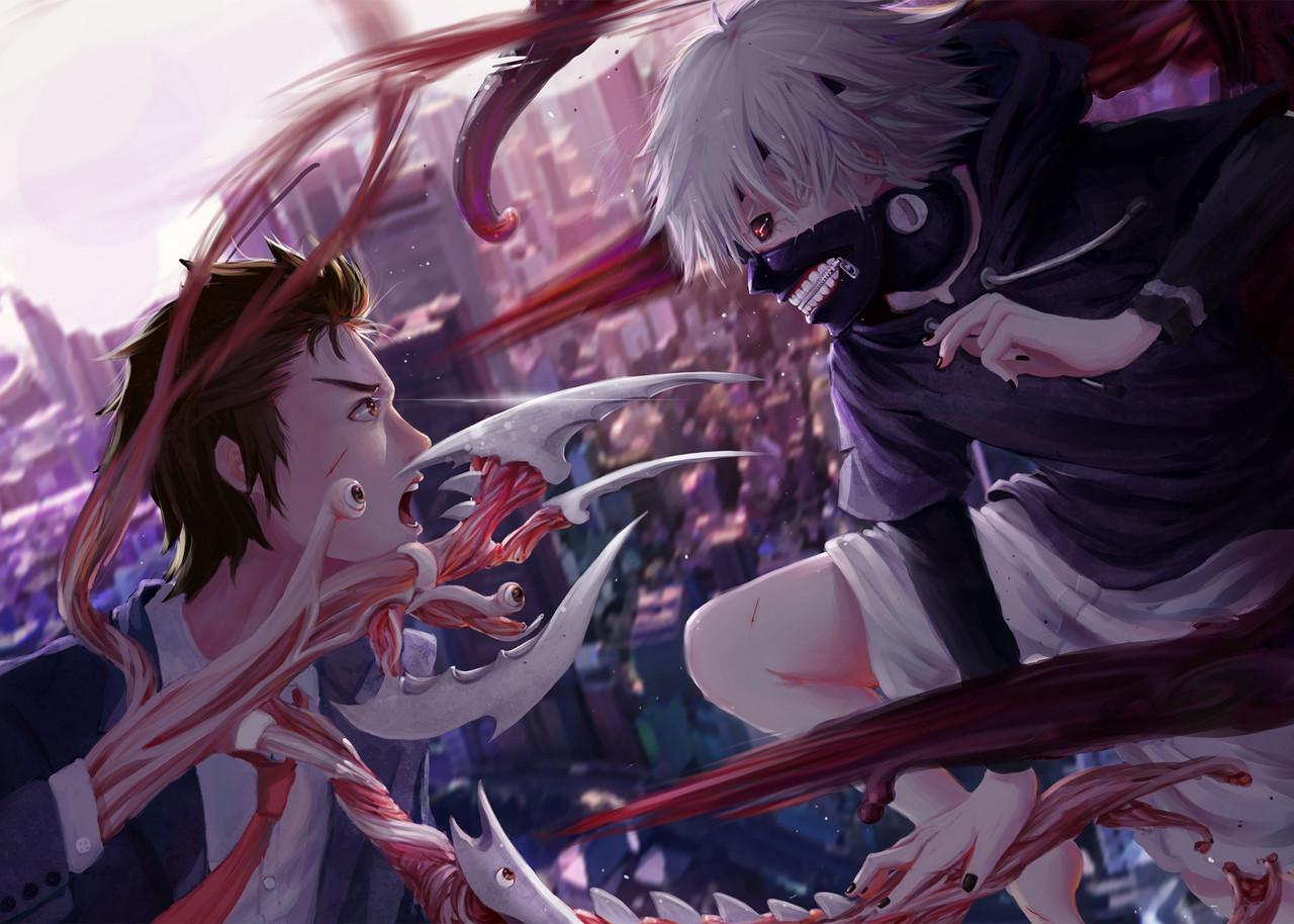 Картина GeekLand Tokyo Ghoul битва (TG 09.026)