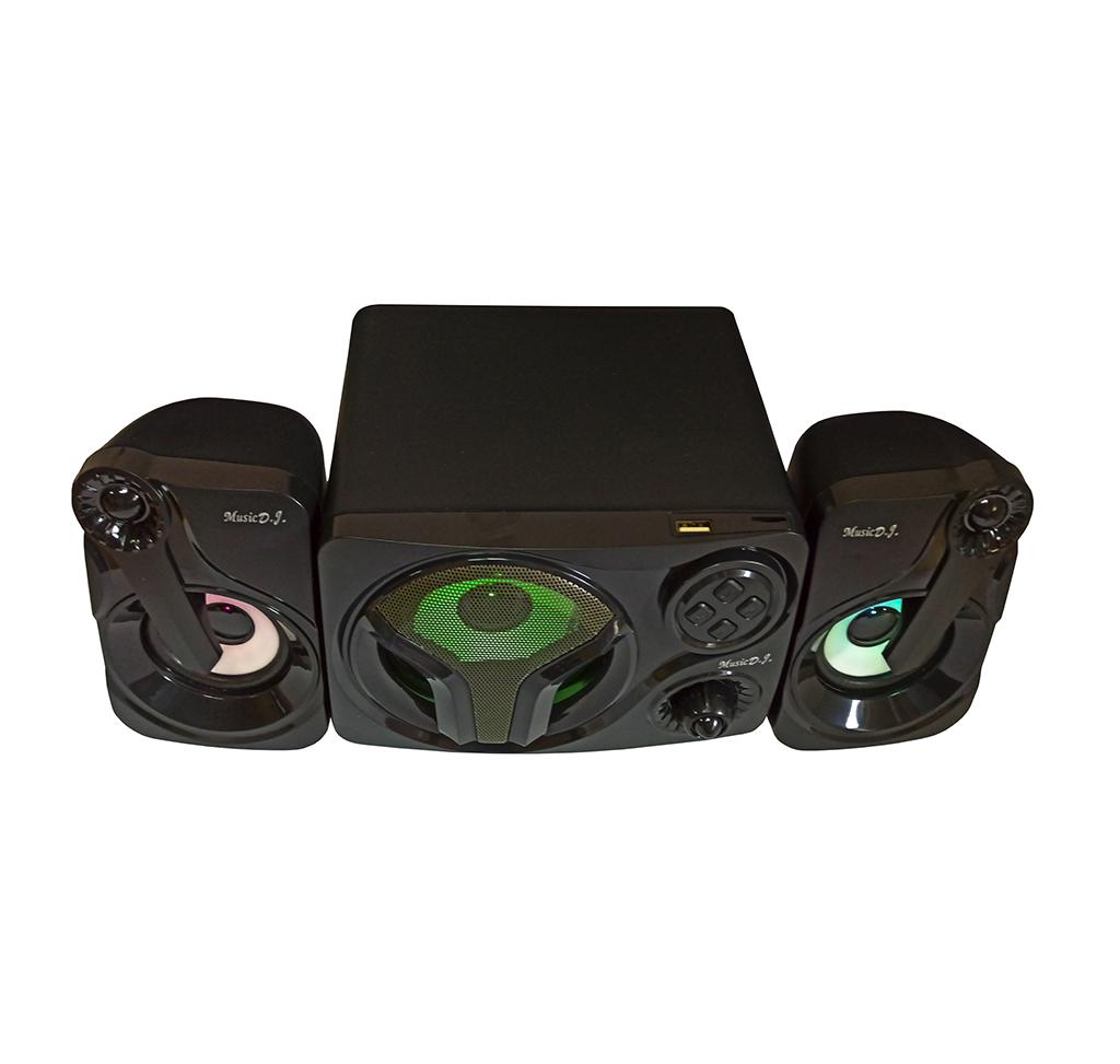 Акустическая система 2.1 Music D.J. SP-60 Bluetooth/USB/FM (30960) - фото 2 Акустическая система 2.1 Music D.J. SP-60 Bluetooth/USB/FM (30960) - фото 2