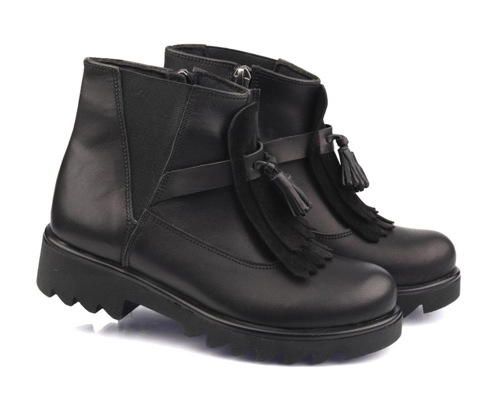 Черевики осінні Topitop для дівчаток 2091 р. 40 Чорний