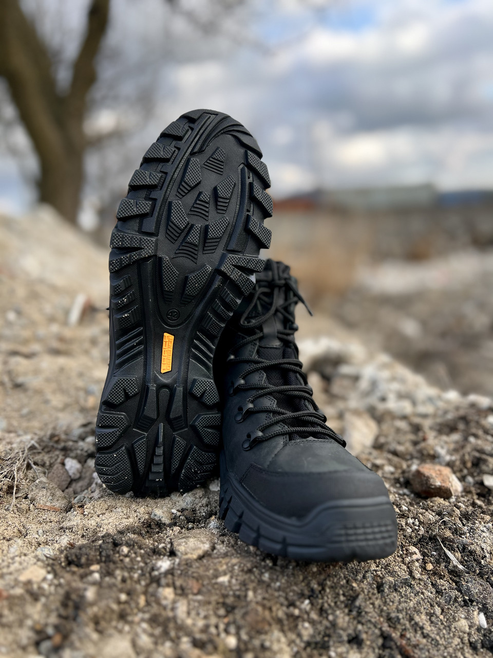 Напівчоботи із натуральної Undolini Бруклін р. 41 Чорний (24852013) - фото 9