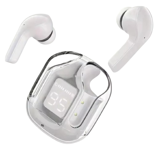 Наушники T2 TWS Bluetooth с цифровым дисплеем и Hi-Fi звуком Белый (2628363673)