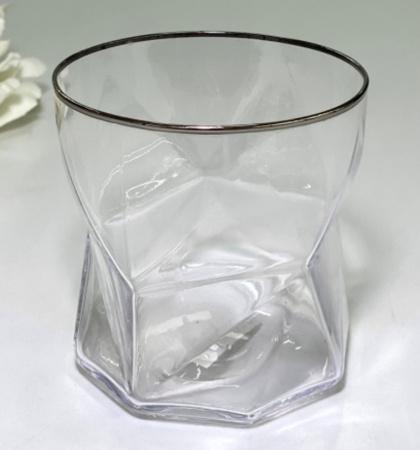 Стакан Olens Геометрия 400 мл Прозрачный (7885)