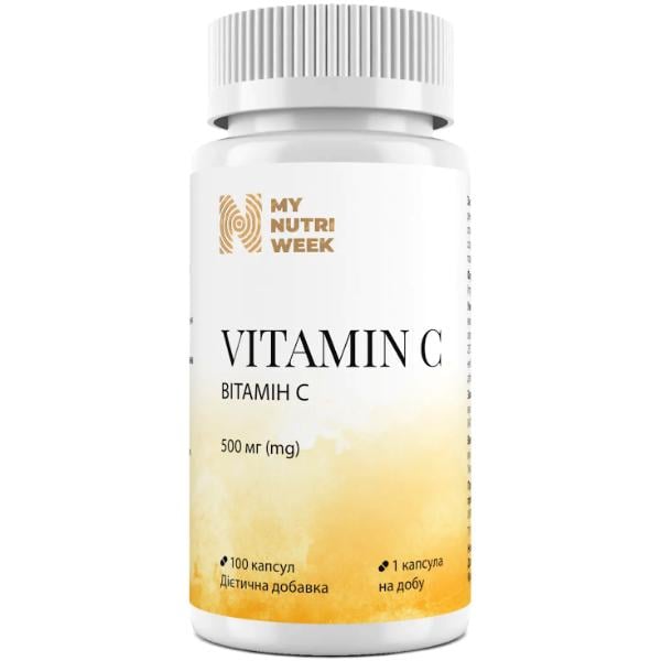 Вітамін C My Nutri Week Vitamin C 500 мг 100 капс. (000027724)