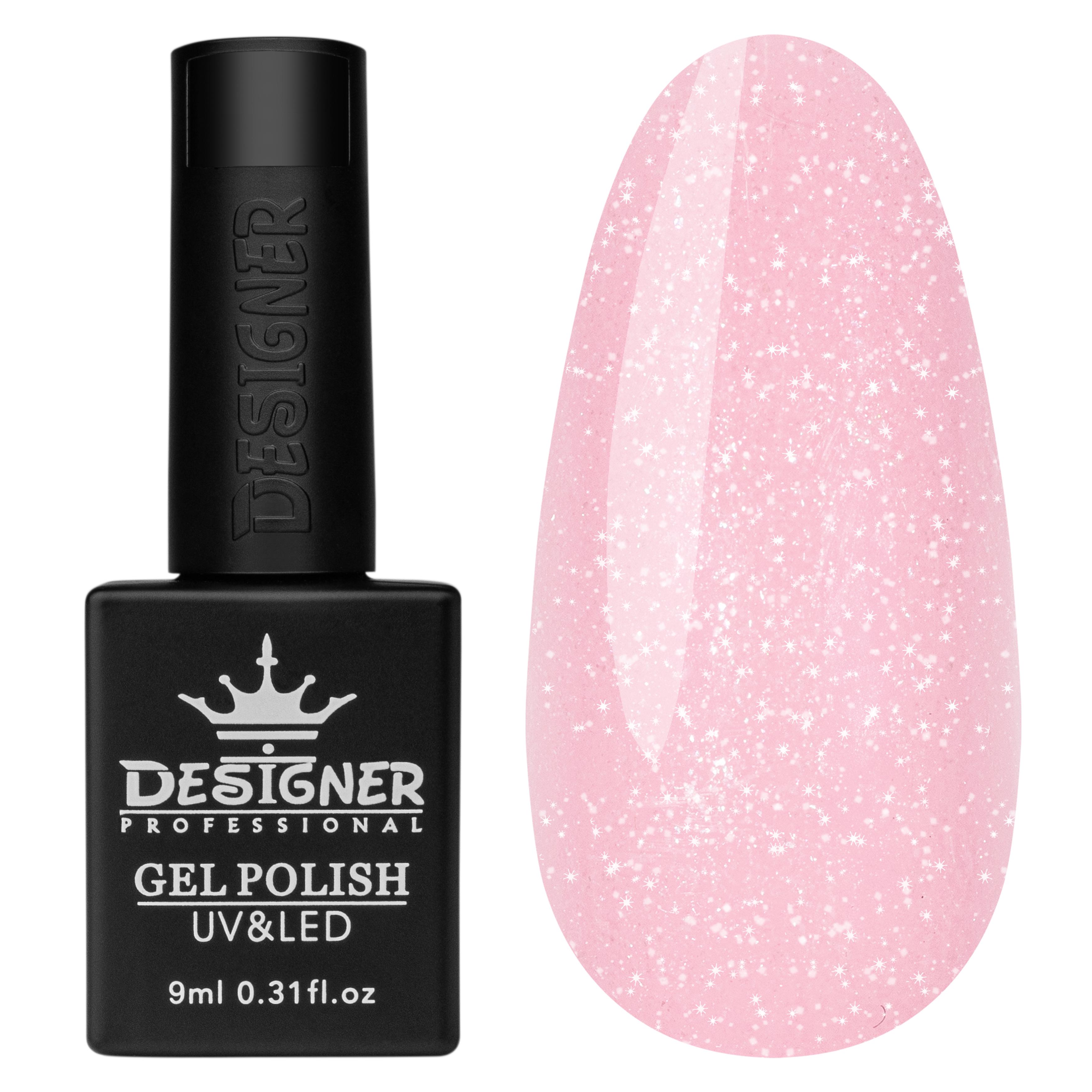 База цветная камуфлирующая Color Base Дизайнер для гель-лака 9 мл с шиммером №004