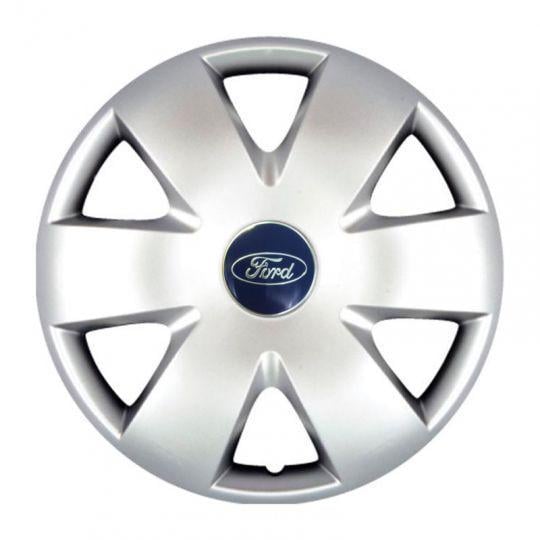 Автомобильные колпаки SKS 308 R15 с логотипом Ford 4 шт. Серебристый