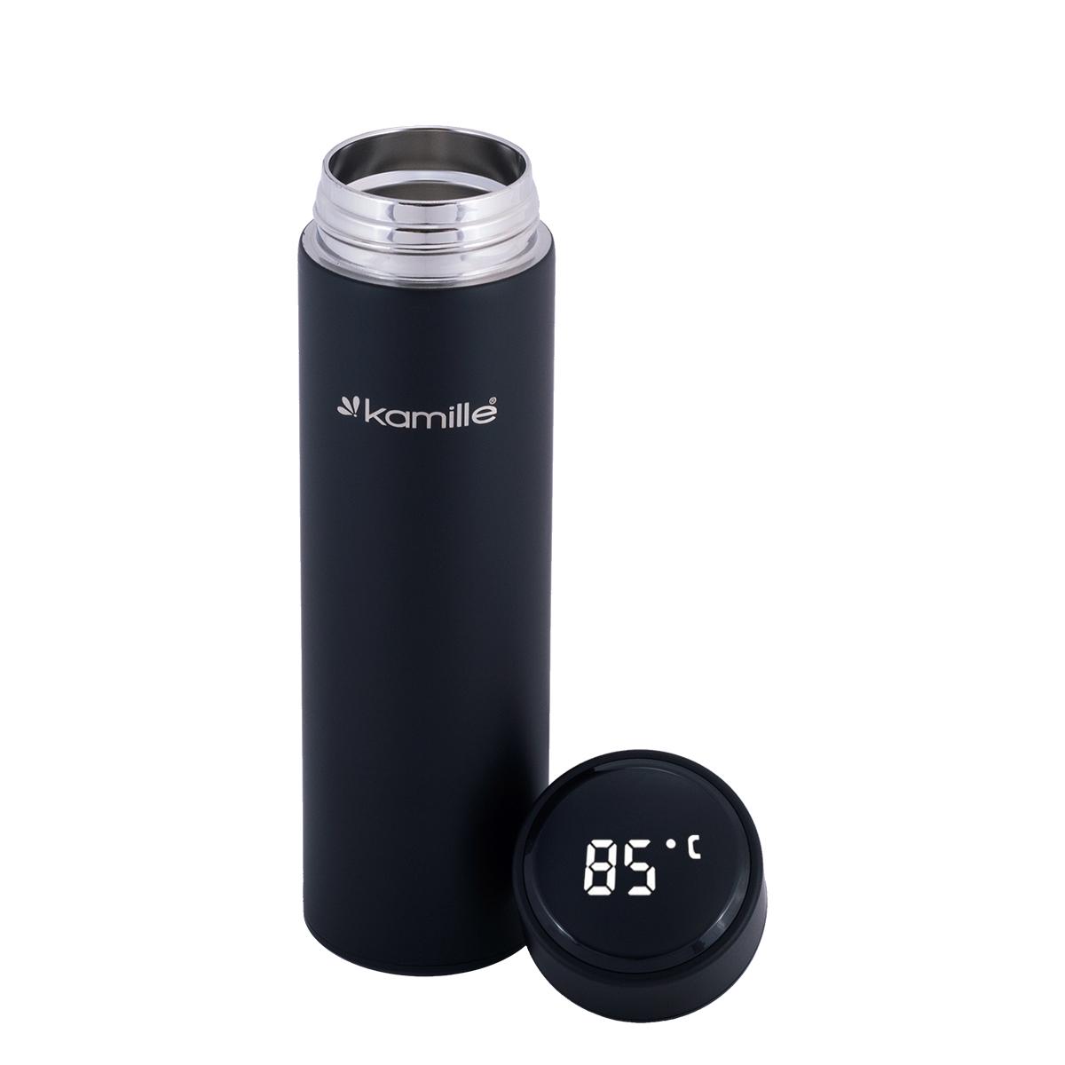 Термос Kamille 400 мл с датчиком температуры воды (8467547) - фото 2