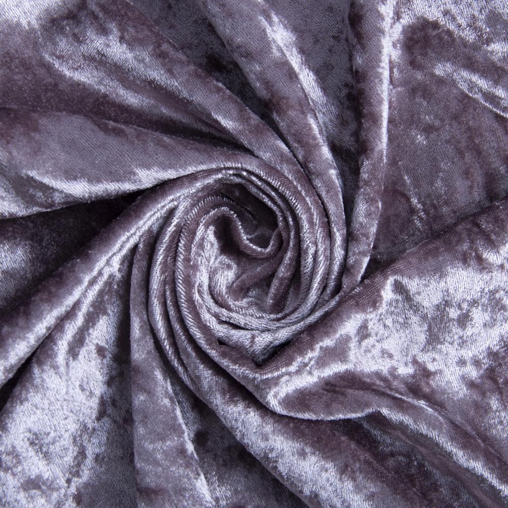 Ткань Бархат Li Лиловый (23059)