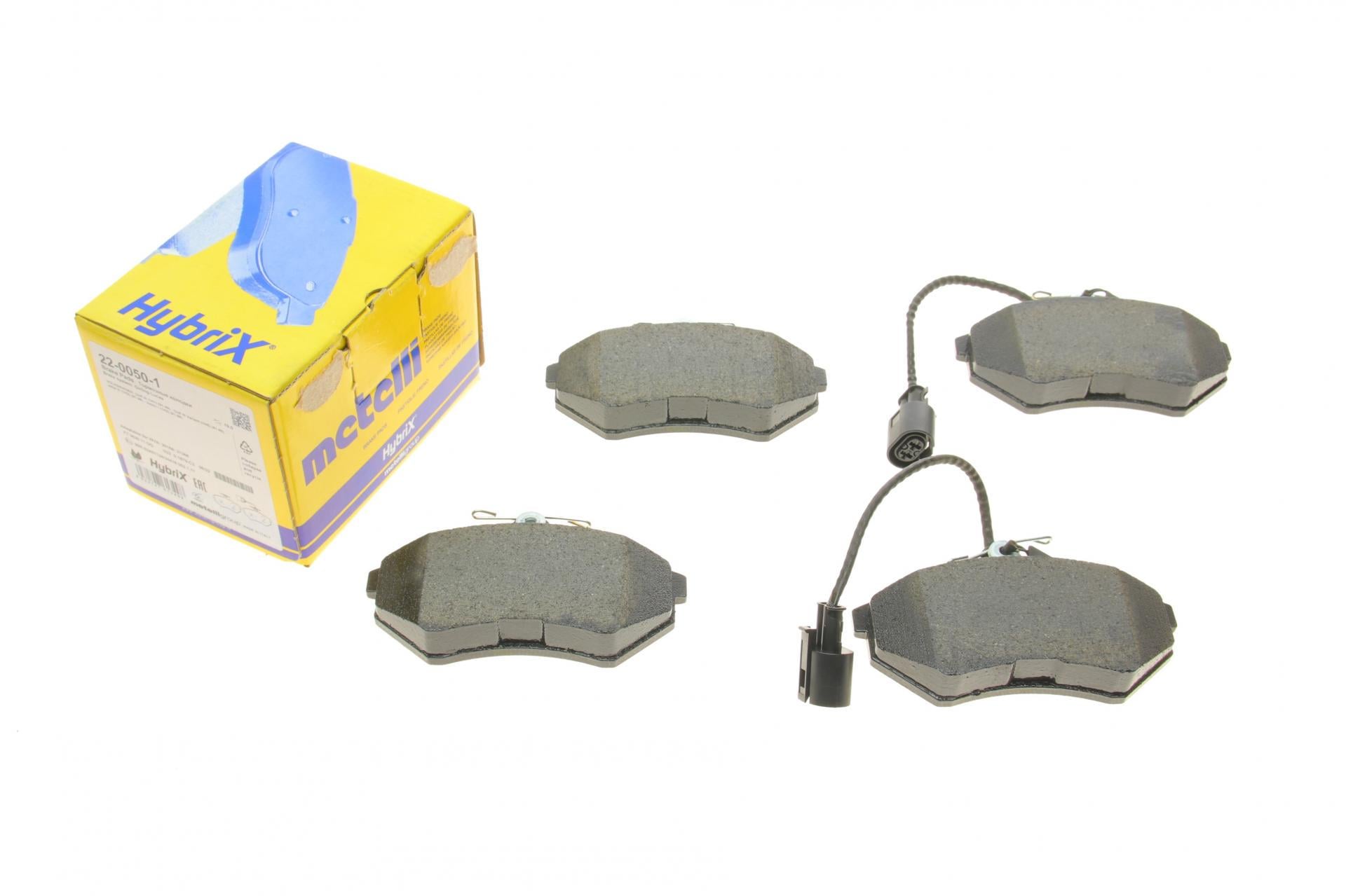 Колодки тормозные передние METELLI 22-0050-1 VW Golf III/Jetta 92-99
