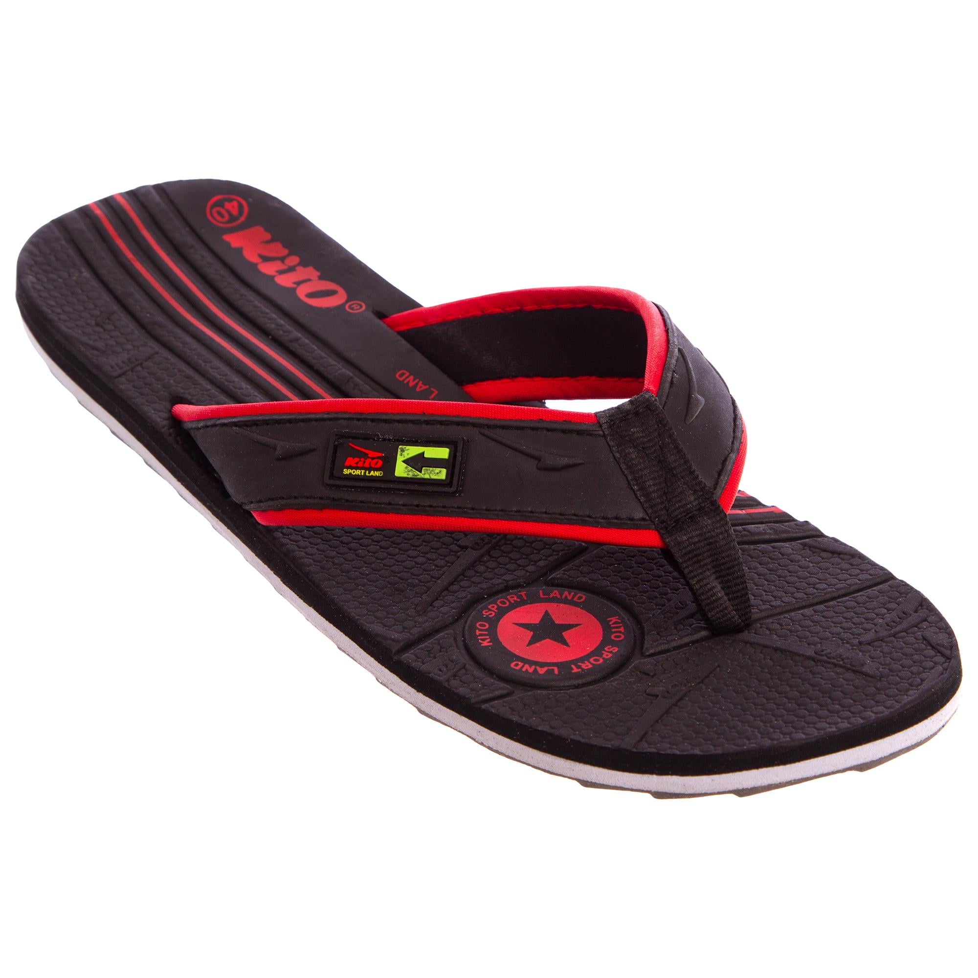 Вьетнамки мужски KITO KME758-RED р.43 (247490) Вьетнамки мужски KITO KME758-RED р.43 (247490)