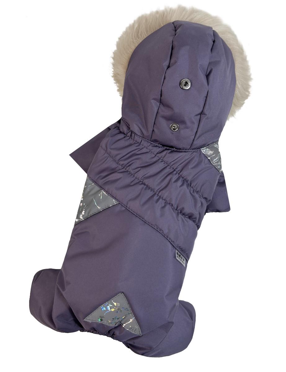 Комбінезон зимовий для собак дівчат Dogs Bomba р. 3 Фіолетовий